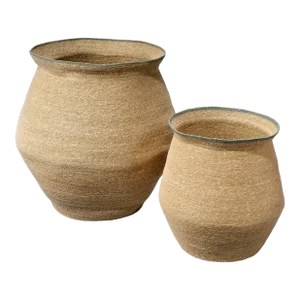 Jamie Young Cobra Seagrass Baskets, Set of 2
