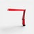 Late 20th Century Desk Lamp in Red Metal from Fagerhult, Sweden For Sale - Image 11 of 11