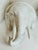 Chinoiserie Vintage Italian Palm Beach Chinoiserie White Glazed Elephant Wall Brackets a Pair For Sale - Image 3 of 7