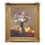 Late 20th Century Asters and Fruit on a Table Oil Painting on Canvas After Henri Fantin Latour 31" For Sale