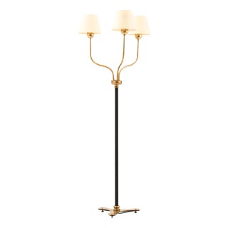 Floor Lamp in Brass and Lacquer from Josef Frank, 1950s For Sale