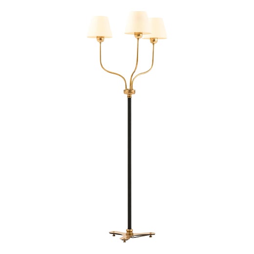 Floor Lamp in Brass and Lacquer from Josef Frank, 1950s For Sale