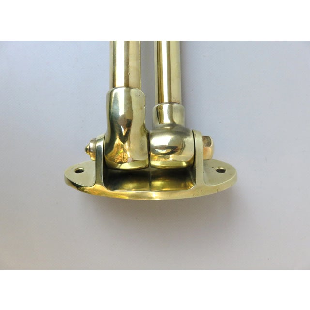 Art Deco Brass Towel Holder For Sale - Image 6 of 18