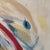 Textile Abstract Mixed-Media Painting in Gold Floater Frame by Eveline Brodsky (Ukrainian-Canadian, B. 1964) For Sale - Image 7 of 12