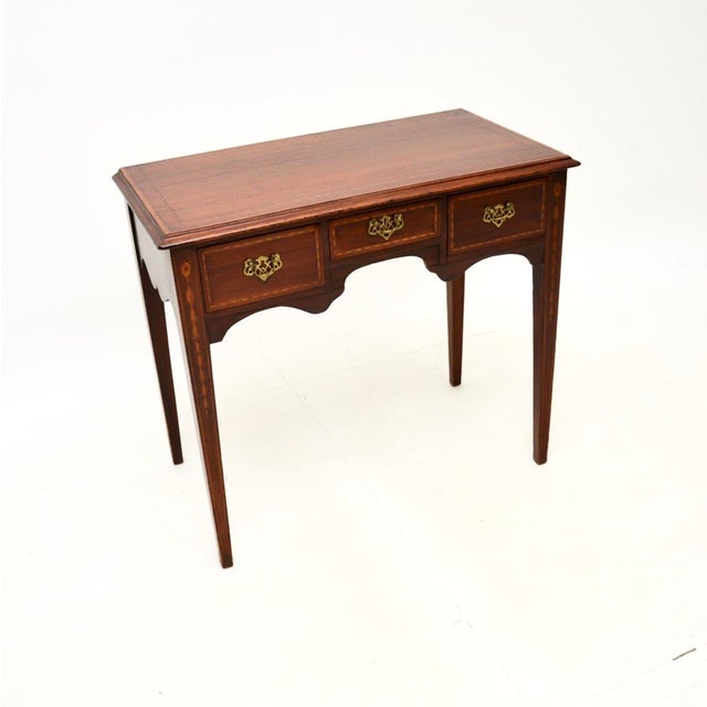 Antique Georgian Lowboy Side Table, 1790s For Sale - Image 11 of 11