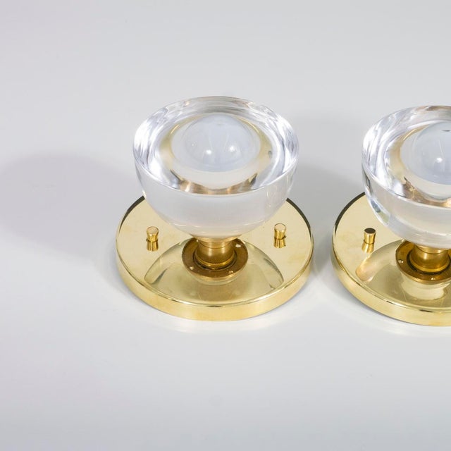 Pair of Modernist Murano glass sconces For Sale - Image 4 of 17