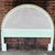 Ficks Reed 1970s Parcel Gilt Faux Bamboo Arched Queen Headboard - Newly Painted For Sale - Image 4 of 13