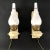 Vintage Italian Brass and Opaline Sconces, 1950s, Set of 2 For Sale - Image 11 of 14