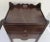English Mahogany Commode with Campaign Handle Lift Up Compartment Side Table Early 19th Century For Sale - Image 9 of 10