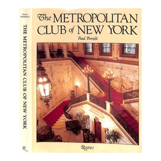 "The Metropolitan Club of New York" 1982 Porzelt, Paul (Inscribed) For Sale