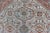 Antique Sultanabad-Mahal Rug in Ivory, Terracotta, Light Blue, Charcoal For Sale - Image 9 of 12