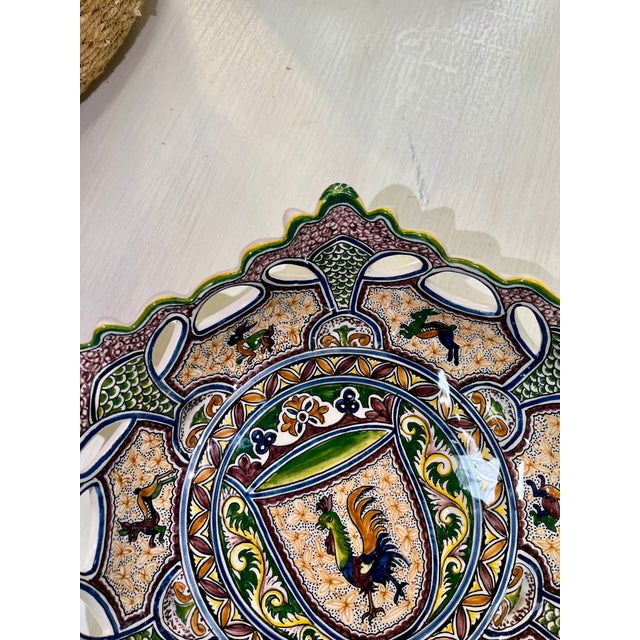 Coimbra Ceramic - Hand Painted Portuguese Fruit Basket 6 For Sale - Image 4 of 10