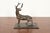 Antoine-Louis Barye Style French Art Deco Bronze Over Copper "Listening Stag" Sculpture For Sale - Image 10 of 13