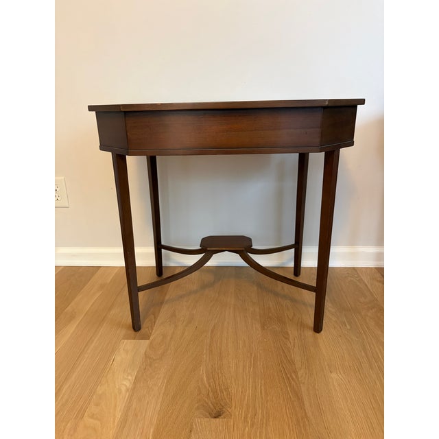 1970s Kittinger Buffalo Mahogany Octagonal End Tables, Pair For Sale In Raleigh - Image 6 of 14