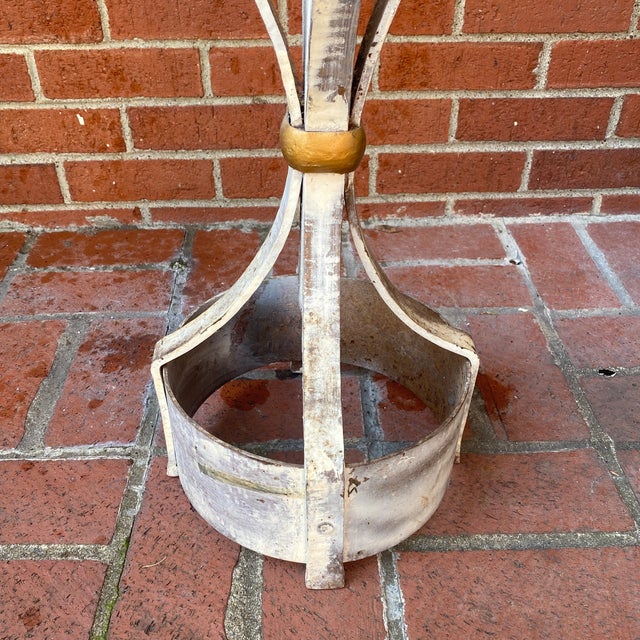 Gilded Cast Iron Plant Stand For Sale - Image 10 of 13