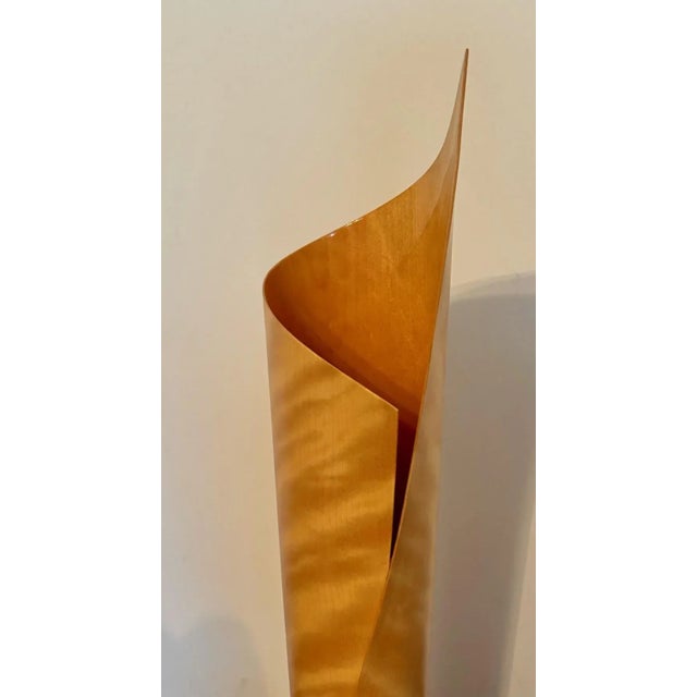 Schleeh Design wrap around vase in birch. Schleeh specializes in quality woodwork and is known for their one of a kind art...