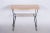 Set of Mid-Century Table with Stool in Beech and Steel, 1950s For Sale - Image 9 of 10