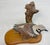Vintage Original Hand Carved Wood Chas Derascavage Bird Decoy Sculpture Statue For Sale - Image 9 of 17