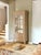 1930s French Country Shabby Chic Glazed Display Cabinet in Patined Wood, 1930s For Sale - Image 5 of 15