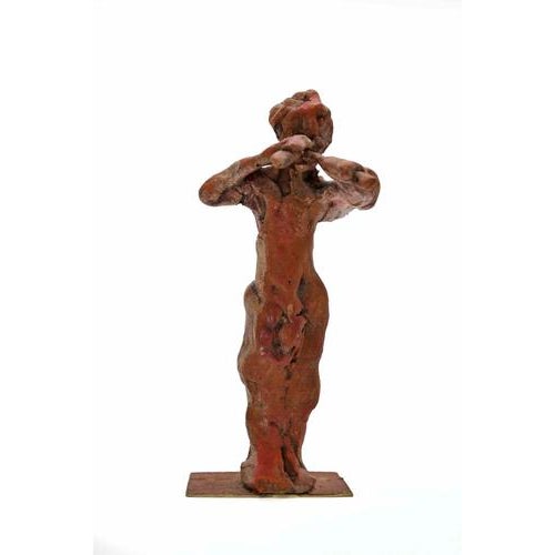 Painted terracotta sculpture realized by sirio pellegrini in 1960s. Good condition. Sirio pellegrini, born in rome on...