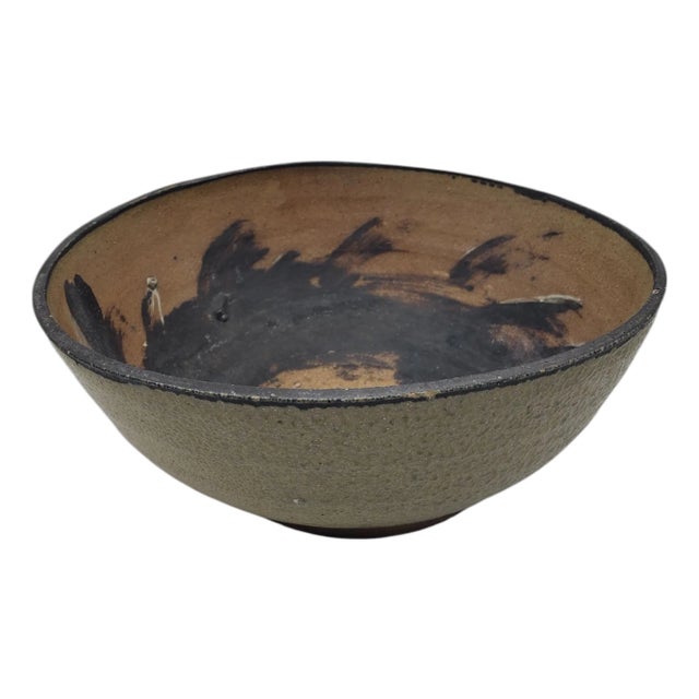 Mid 20th Century Large Studio Pottery Bowl For Sale