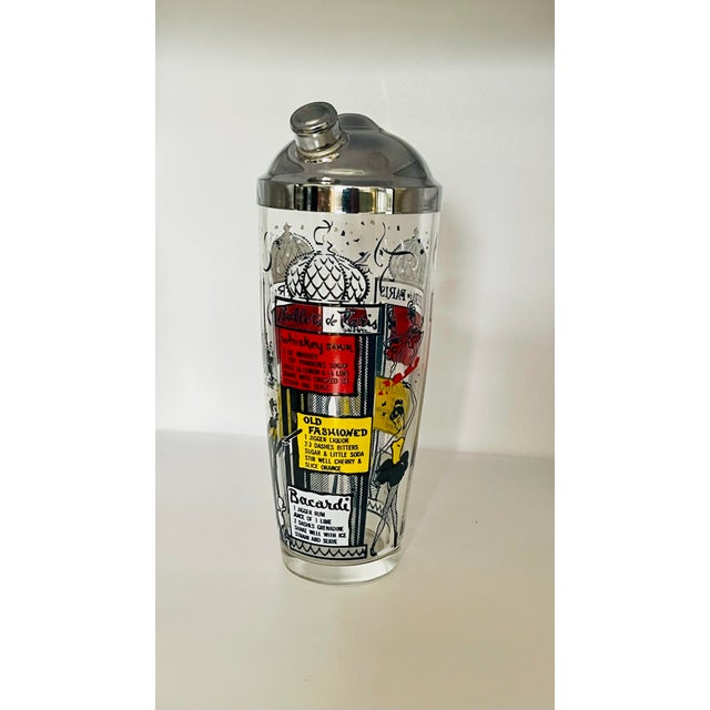 Vintage Parisienne Cocktail Shaker For Sale - Image 4 of 12