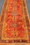 Red and Light Blue Wide Antique Turkish Oushak Gallery Runner For Sale - Image 13 of 18