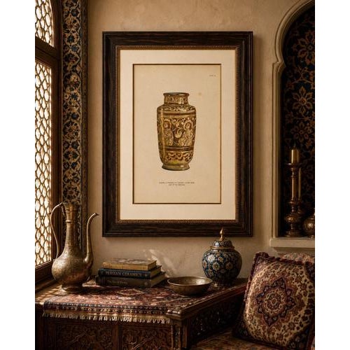 Copper Henry Wallis Lustreware Albarello, 1899, Chromolithograph For Sale - Image 8 of 9