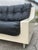 1960s Mid Century Modern Sofa Set in Fiberglass With Black Tufted Cushions | Homecrest Style c.1960s For Sale - Image 5 of 18
