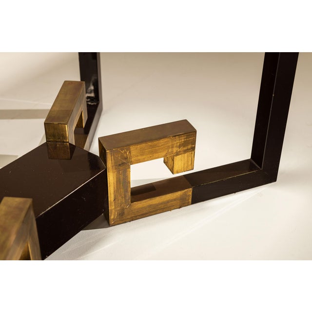 Dining Table by Sandro Petti for Angelo Metallarte, Italy, 1970s For Sale - Image 9 of 14