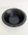 Late 20th Century Artisan Hand-Carved Teak Wood Black Bowl For Sale - Image 5 of 8