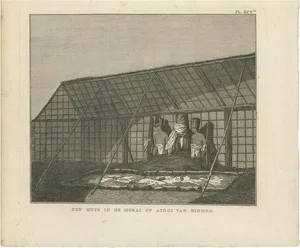 J. Cook, A House in Atooi, 1803, Print