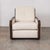 Art Deco Mid 20th Century French Art Deco Wood and Upholstered Chair For Sale - Image 3 of 13