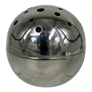 1950s Vintage Silver Plate “Mars” Flower Vase by Gil Ponti for Cristofle Gallia For Sale