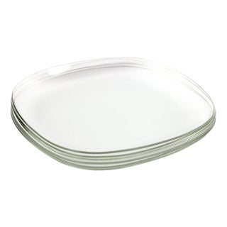 Cake Plate attributed to Heinrich Löffelhardt for Jenaer Glas, 1955, Set of 6 For Sale
