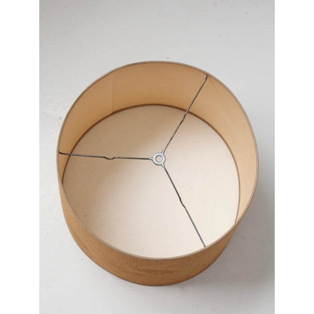 Mid 20th Century Mid Century Turned Mixed Wood Table Lamp With Woven Shade For Sale - Image 13 of 18