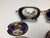 Ceramic Pair Antique Coalport Porcelain Cobalt With Birds Covered Sauce Tureens With Under Plates For Sale - Image 7 of 12