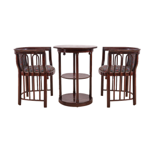 Austrian Lounge Set attributed to Josef Hoffmann, Set of 3