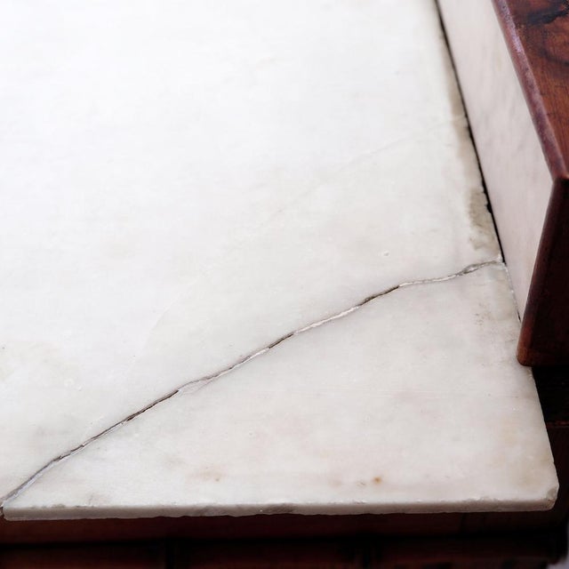 Dark Pine Faux Bamboo Chest of Drawers, Late 19th Century For Sale - Image 14 of 16