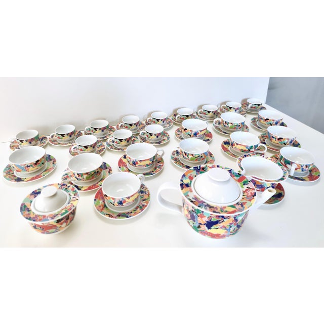 La Bella Tavola Breakfast Service attributed to Ettore Sottsass for Alessi, 1993, Set of 26 For Sale - Image 6 of 18