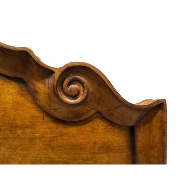 1990s Century Furniture Queen Size Bedframe With Attached Ruffled Skirt For Sale - Image 11 of 12