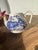 Asian 1970s Small Asian Ceramic Blue and White Teapot For Sale - Image 3 of 8