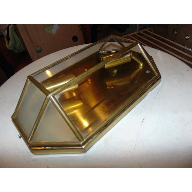 Vintage Brass Plafond Wall Light, 1970s For Sale - Image 4 of 9
