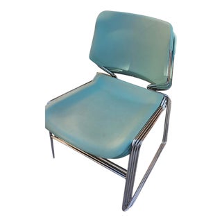 Mid-Century Modern Stackable Matrix Krueger Chairs by Thomas Tolleson, 1970s, Set of 10 For Sale
