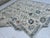 Ivory Oushak Turkish Rug, Ivory and Blue 8'4" X 9'10" For Sale - Image 8 of 9