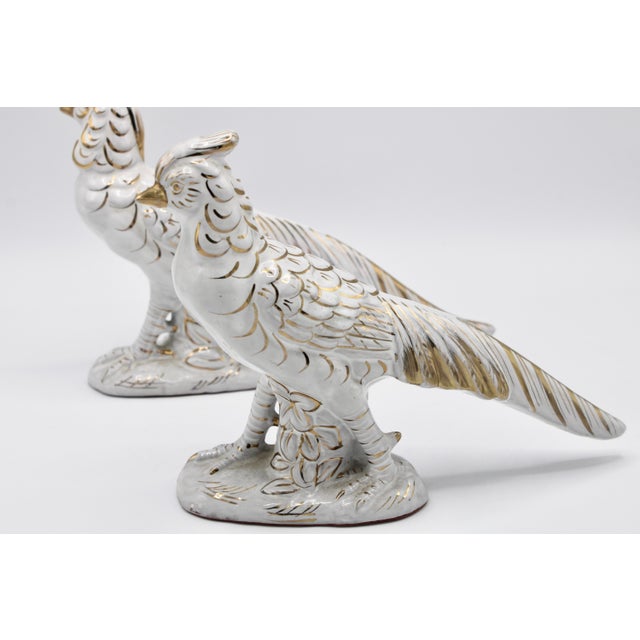Vintage Italian Terracotta Pheasants For Sale - Image 11 of 12