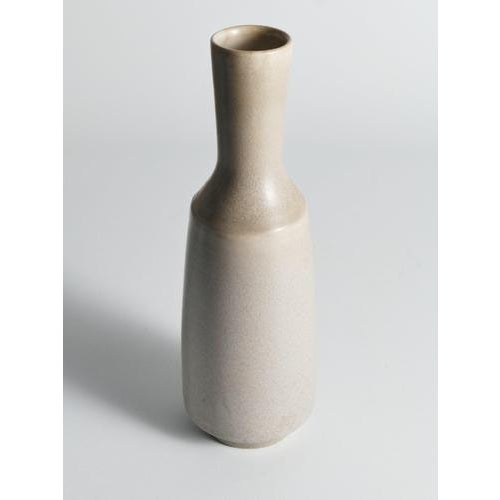 Ceramic Scandinavian Modern Stoneware Vase by Ewald Dahlskog for Bo Fajans, 1940s For Sale - Image 7 of 16