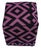 Purple 1990s Boho Chic Tribal Handmade Kilim Upholstered Ottoman For Sale - Image 8 of 9
