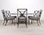 Neoclassical McKinnon and Harris Stone Top Dining Table and Six Dining Chairs For Sale - Image 3 of 18
