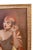 Contemporary Oil on Canvas Painting of a Art Deco Woman in Sheer Clothing For Sale - Image 4 of 7